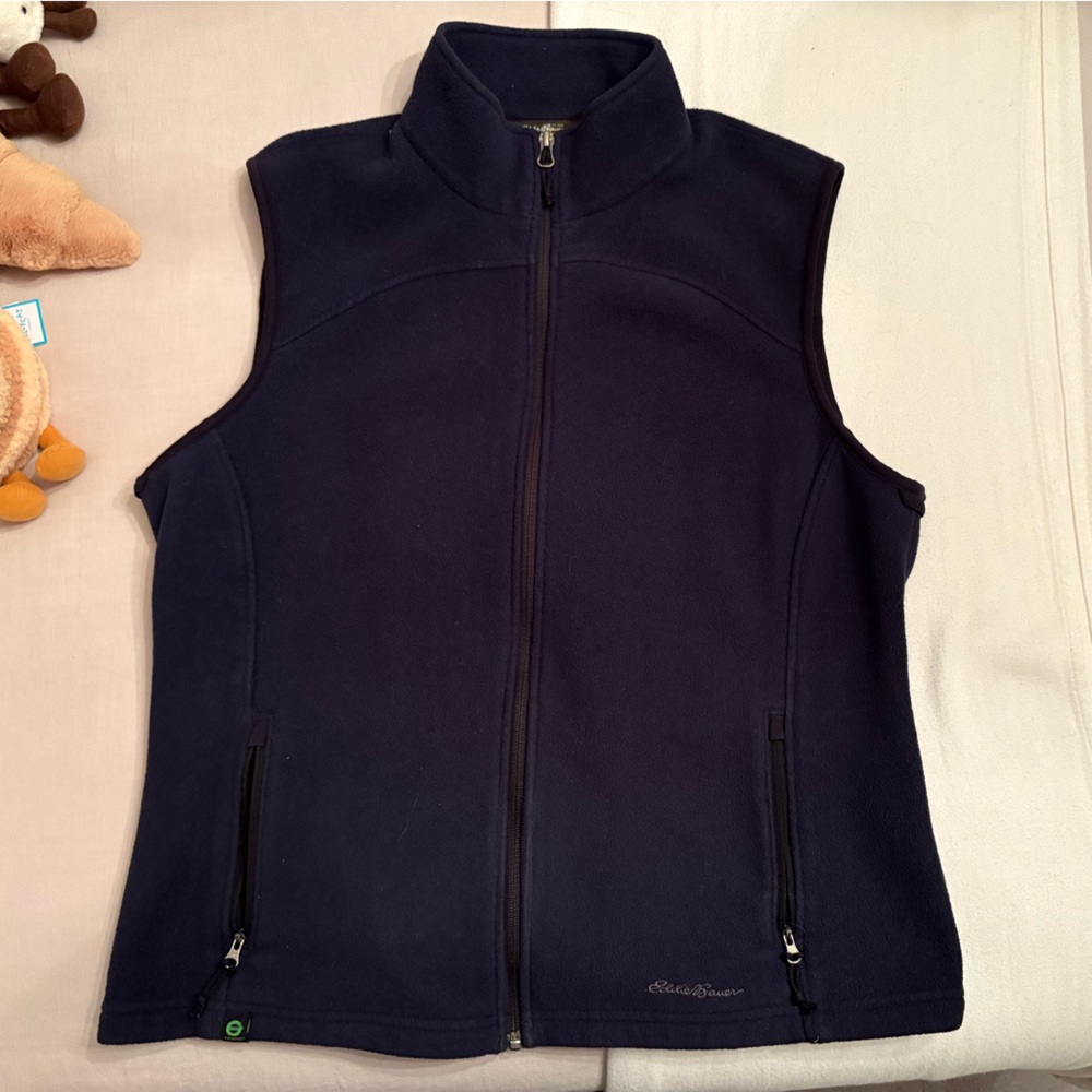 eddie bauer fleece vest